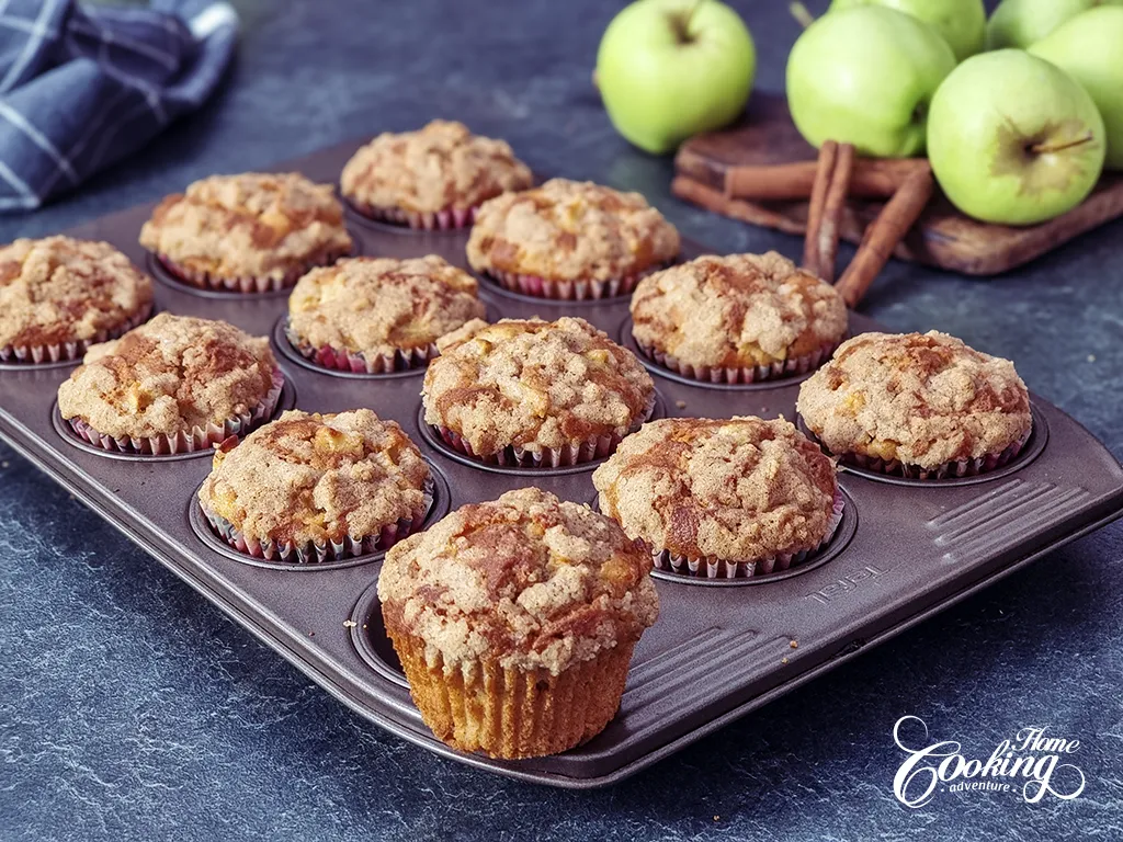 Apple Crumble Muffins – Home Cooking Adventure