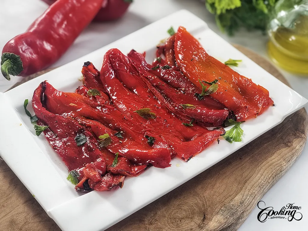 Homemade Roasted Red Peppers – Home Cooking Adventure