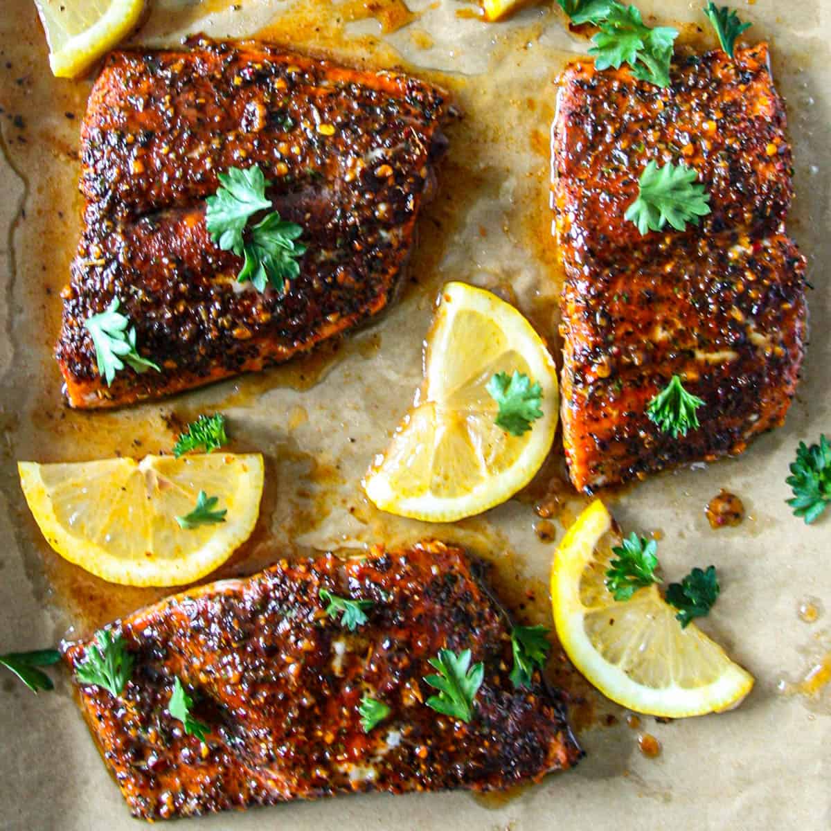 Cajun Honey Butter Salmon – The Food Blog